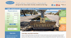 Desktop Screenshot of delmar-vacationrentals.com